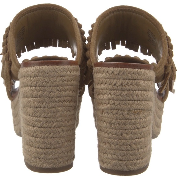 New ✨ Tory Burch Fringe Suede Espadrilles - Picture 4 of 5